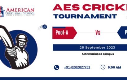 image of AES ghaziabad cricket tournament